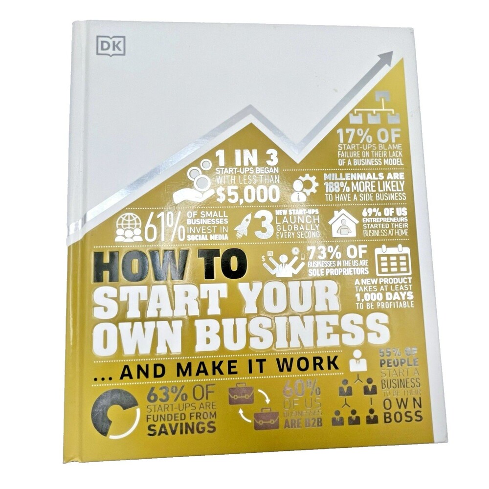 How to Start Your Own Business : The Facts Visually Explained by DK (2021,...
